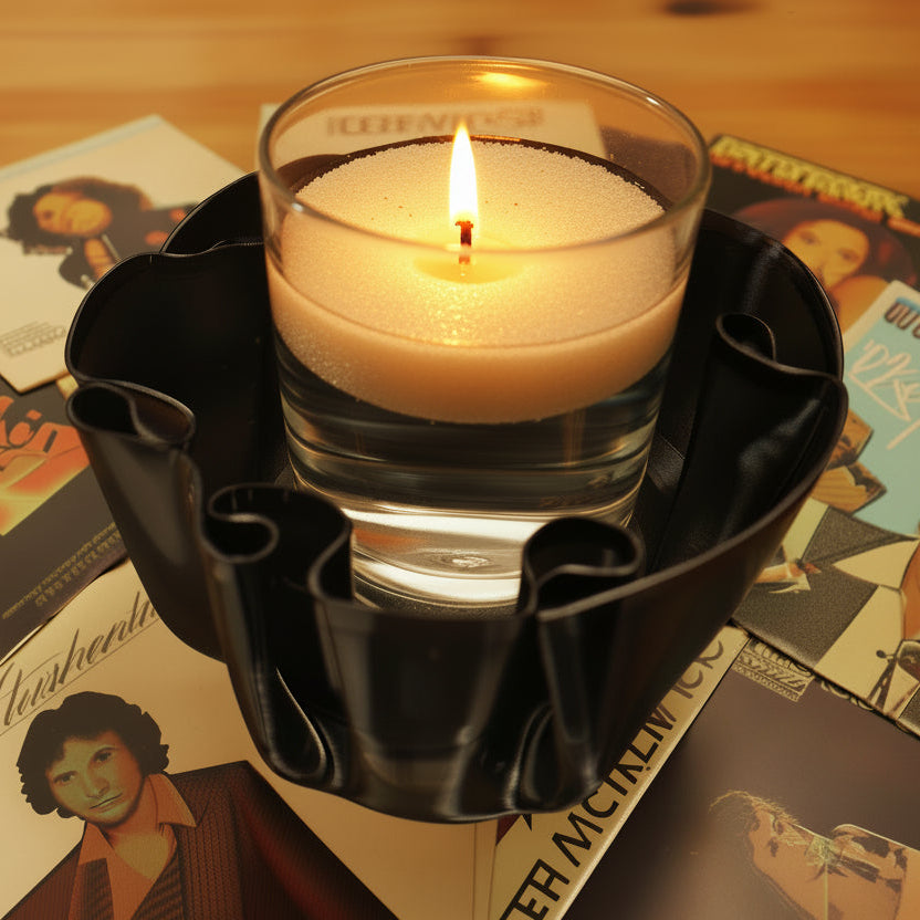 Recycled Tight Small Bowl from used, recycled and upcycled LP records