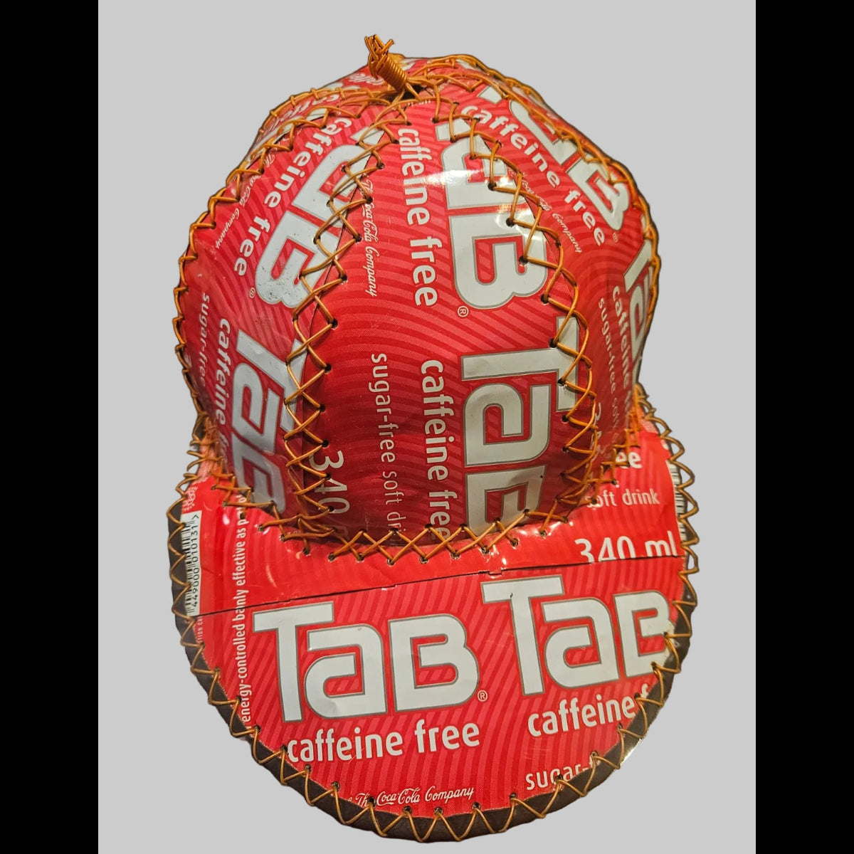 Bespoke Vintage Upcycled TAB Aluminium Cap | Rare Eco-Friendly Headwear