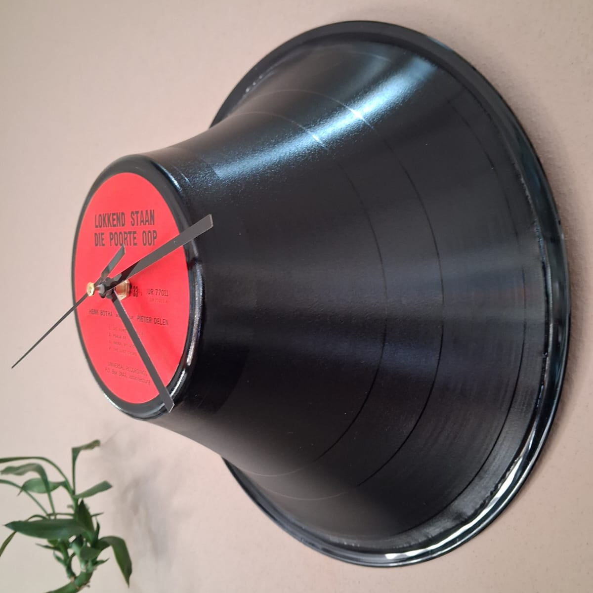 Bespoke Upcycled Concentric Conical LP Clock