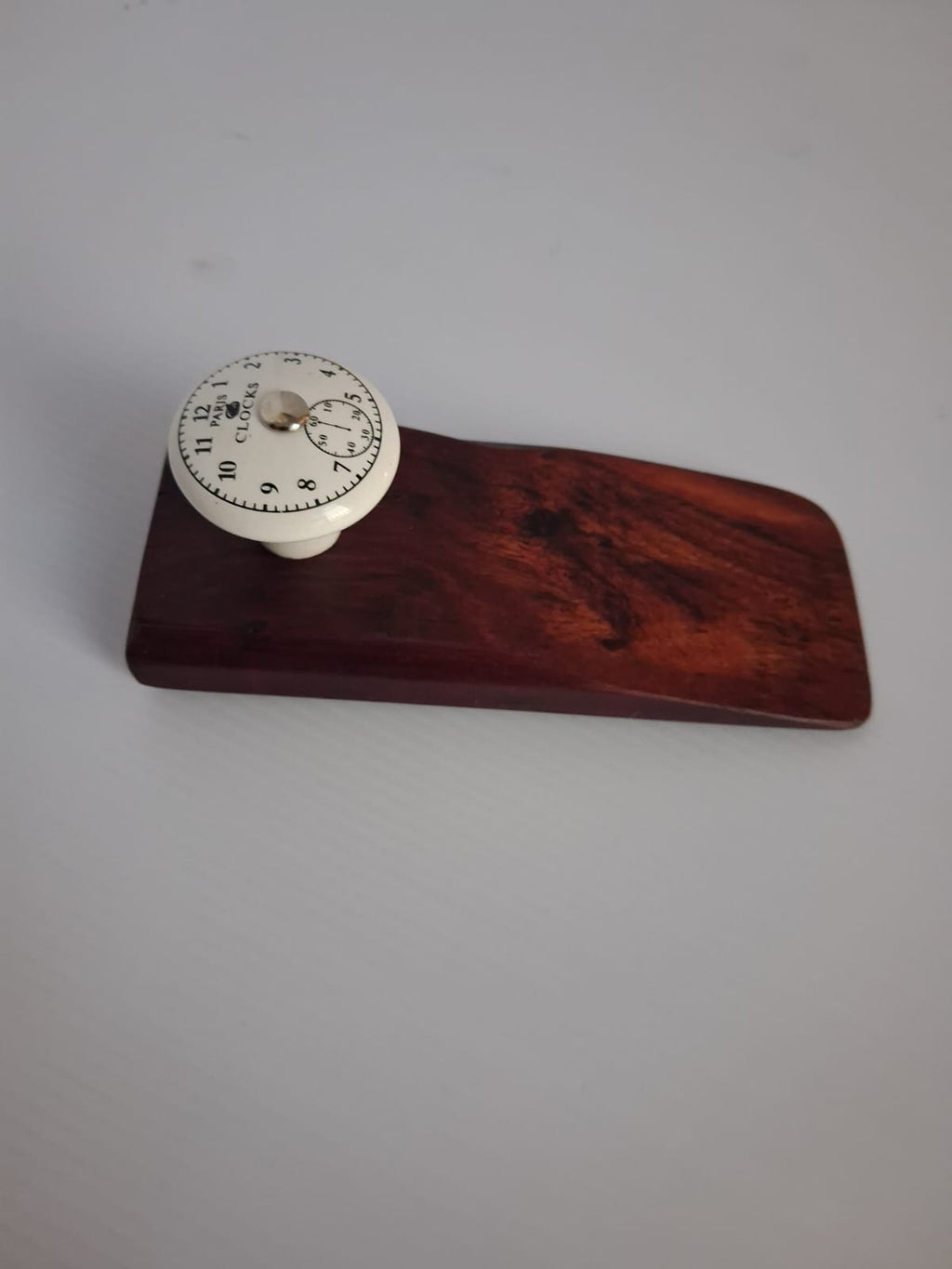 Wooden Door Wedge / Stopper - Clocks - Wide