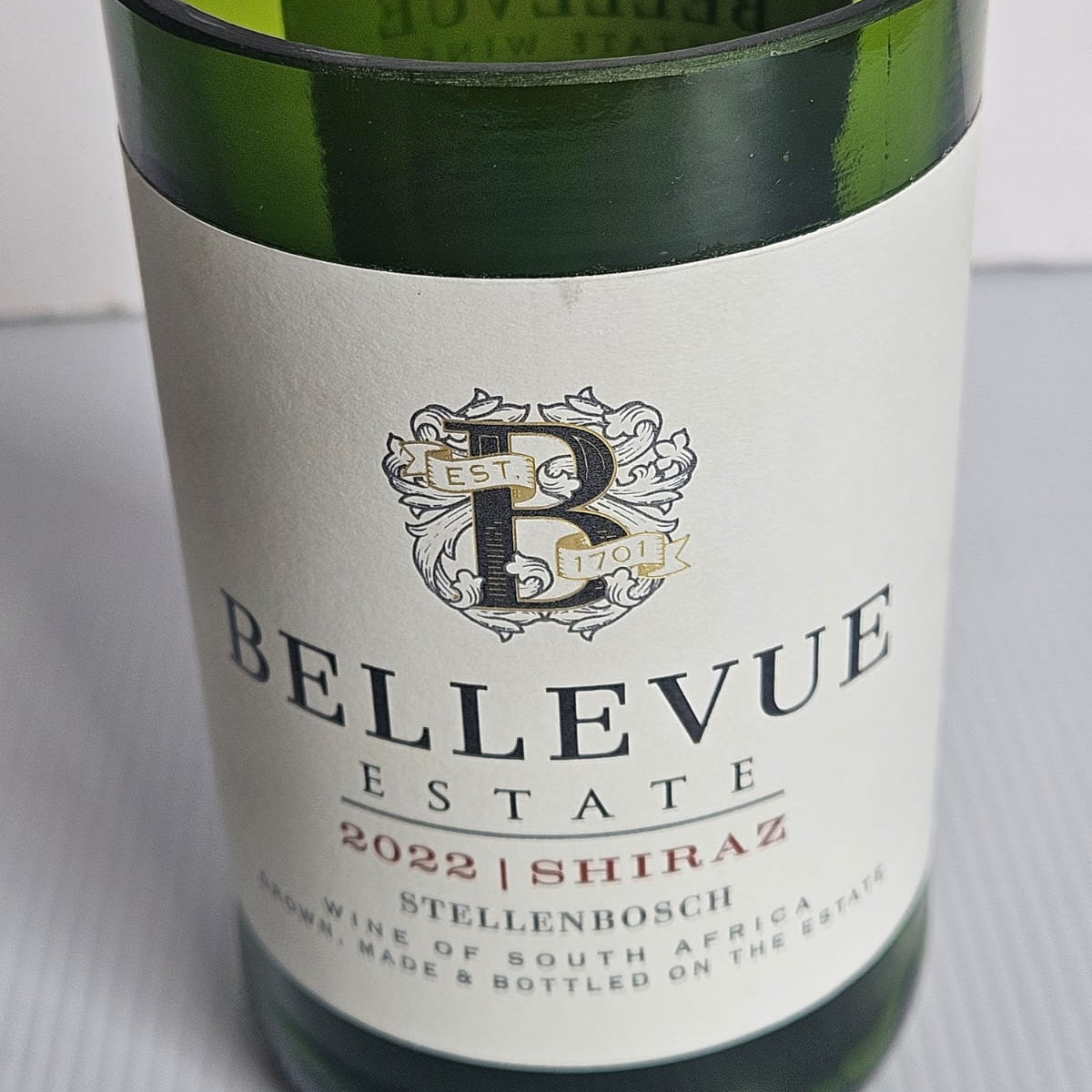 Bespoke Cut and ground Bellevue Shiraz 2022 Bottle