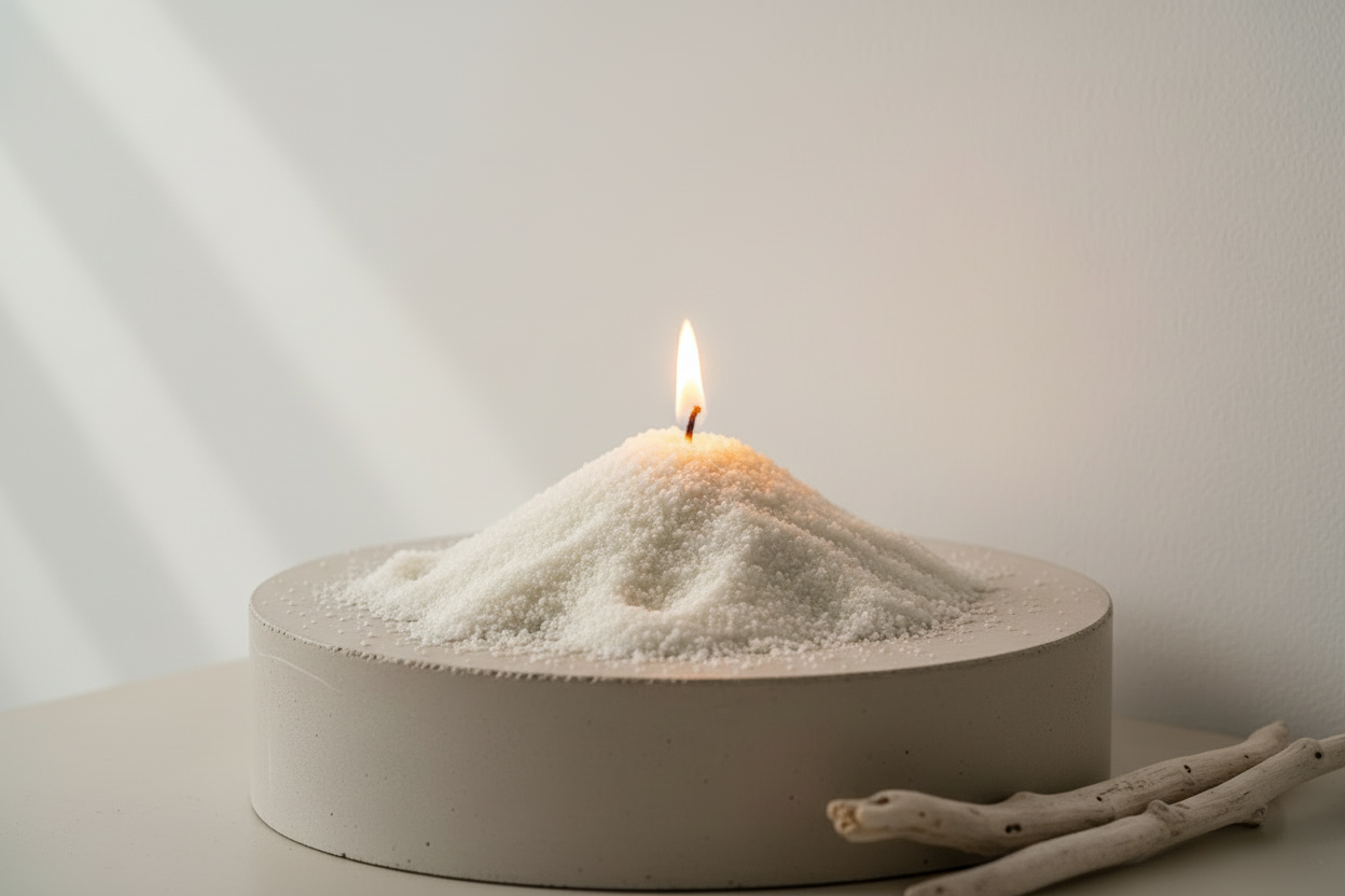 Minimalist fine-grained sand wax