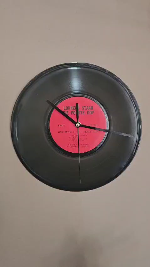 Bespoke Upcycled Concentric Conical LP Clock